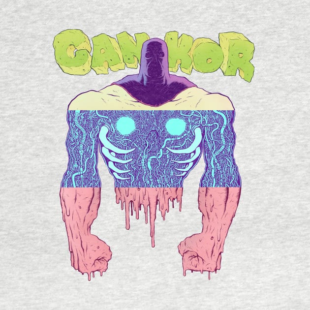 Cankor X-RAY w/logo - for lighter color shirts by Cankor Comics